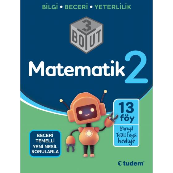 2. Sınıf Matematik 3 Boyut Soru Bankası Tudem Yayınları