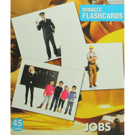 Miracle Flashcards Jobs 45 Cards Mk Publications