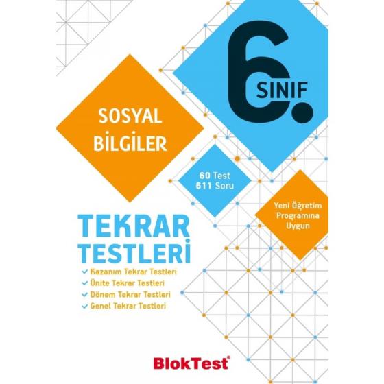 Tudem Yayınları 6 Sosyal Bilgiler Tekrar Testleri