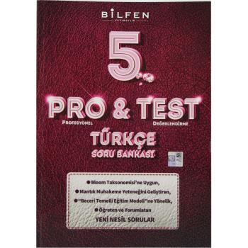 Bilfen Yayıncılık 5. Sınıf Pro&Test Türkçe Soru Bankası