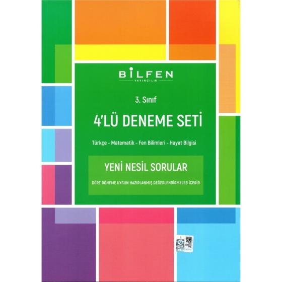 Bilfen Yayıncılık 3.Sınıf 4'Lü Deneme Seti