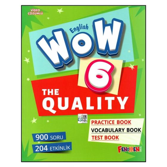 Fenomen Yayıncılık Fenomen Wow English 6. Sınıf The Quality Practice Book-Vocabulary Book-Test Book