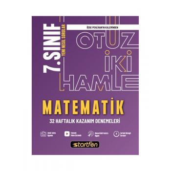 Startfen Yayınları 7. Sınıf Matematik 32 Haftalık Kazanım Denemeleri