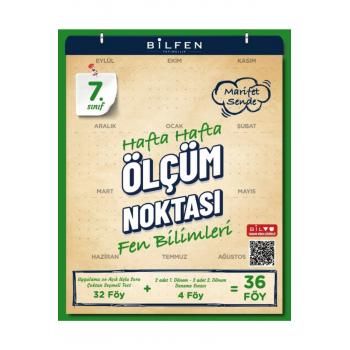 7. Sınıf Fen Bilimleri Hafta Hafta Ölçüm Noktası  YENİ ÜRÜN