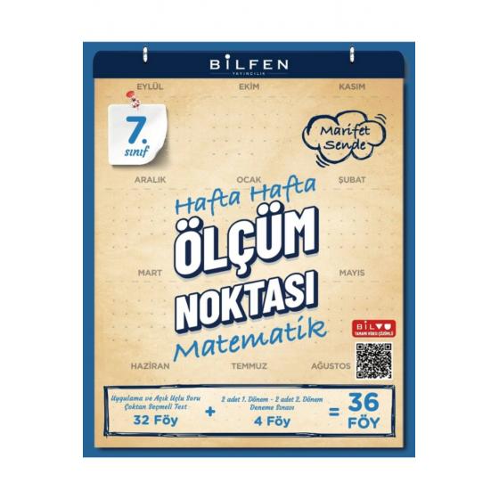 7. Sınıf Matematik Hafta Hafta Ölçüm Noktası  YENİ ÜRÜN