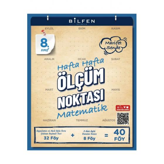 8. Sınıf Matematik Hafta Hafta Ölçüm Noktası YENİ ÜRÜN