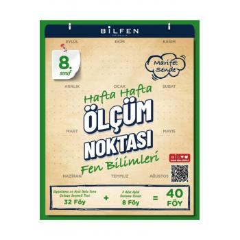 8. Sınıf Fen Bilimleri Hafta Hafta Ölçüm Noktası  YENİ ÜRÜN