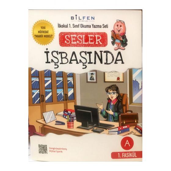 Sesler İş Başında 1. Sınıf Okuma Yazma Seti 2024  (YENİ MÜFREDAT ''MAARİF MODELİ'' )